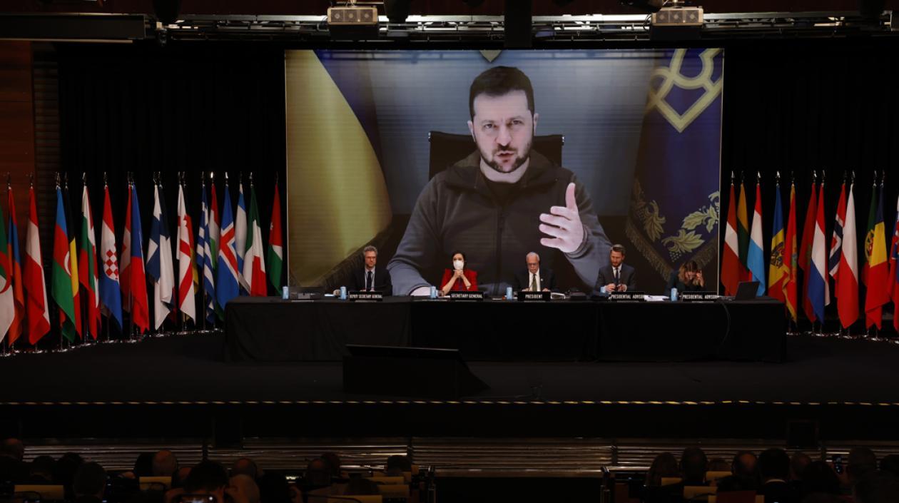 El presidente de Ucrania, Volodímir Zelenski.