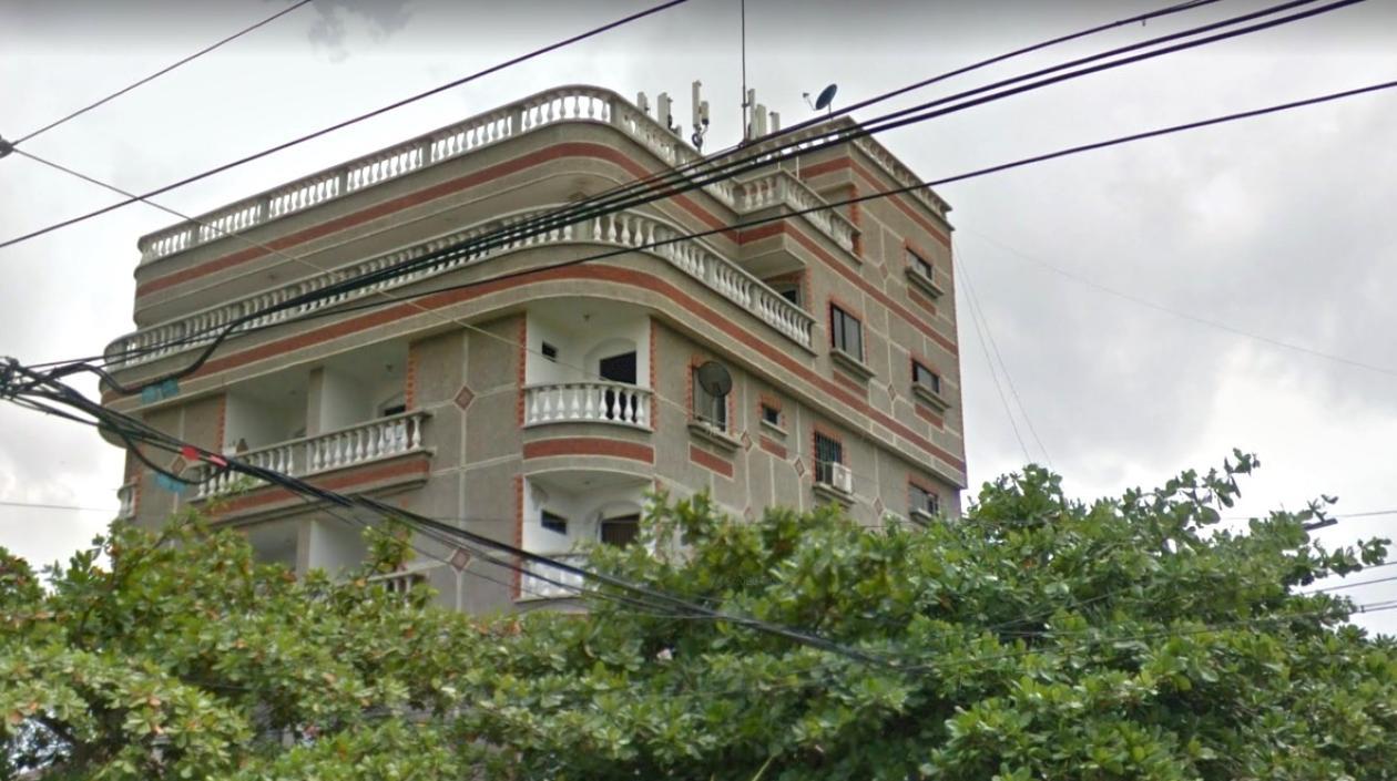 La edificación que deberá ser demolida.