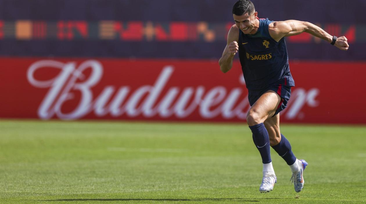 Cristiano Ronaldo, delantero portugués. 