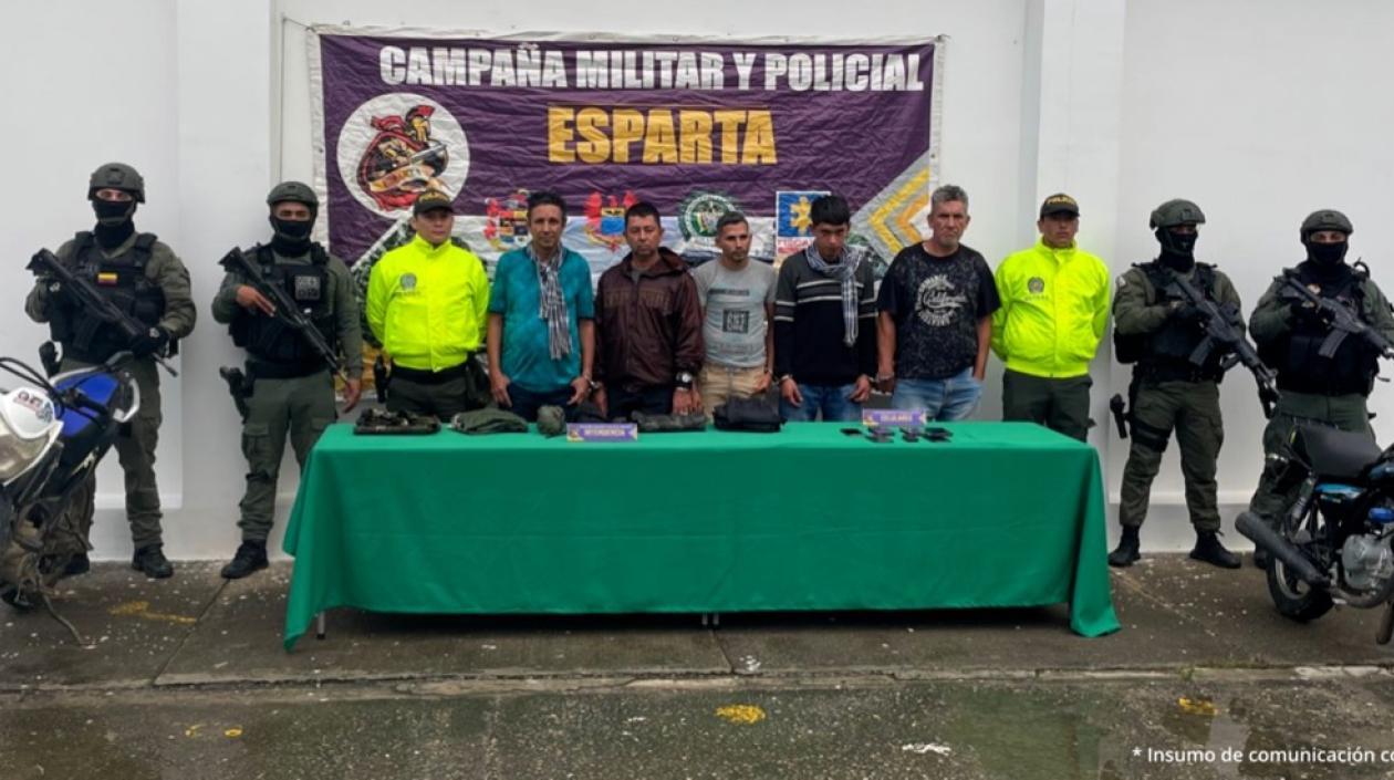 Los capturados.