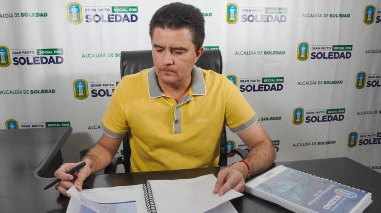 El Alcalde de Soledad, Rodolfo Ucrós.