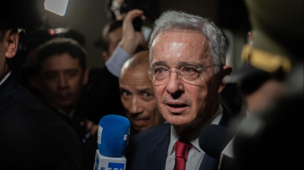 El expresidente de Colombia Álvaro Uribe Vélez. 