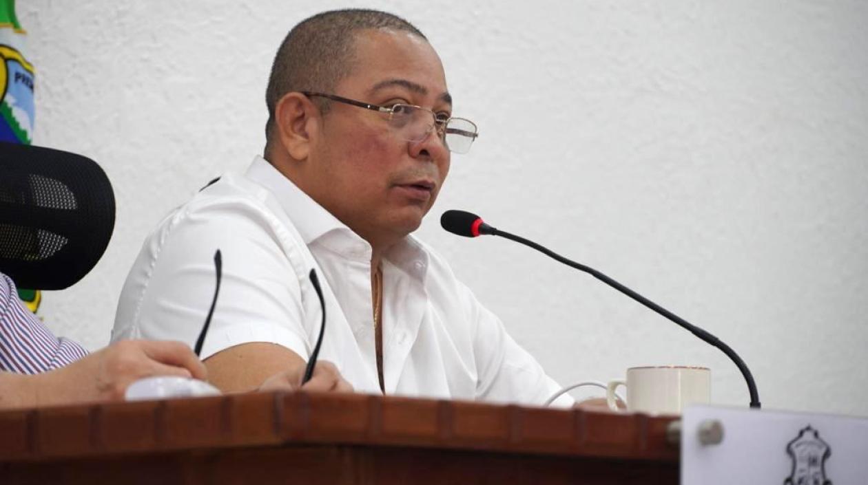 Juan Carlos Ospino, presidente del Concejo.