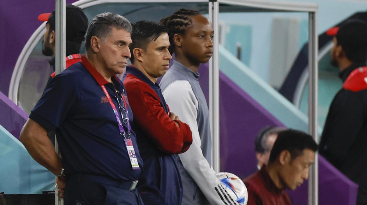 El técnico de Costa Rica, Luis Fernando Suárez.