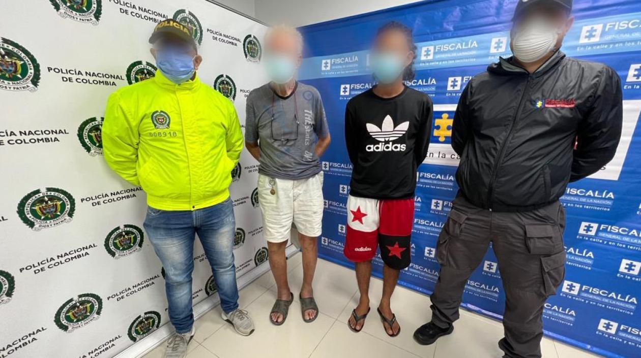 Los dos capturados por presunto abuso de tres menores.