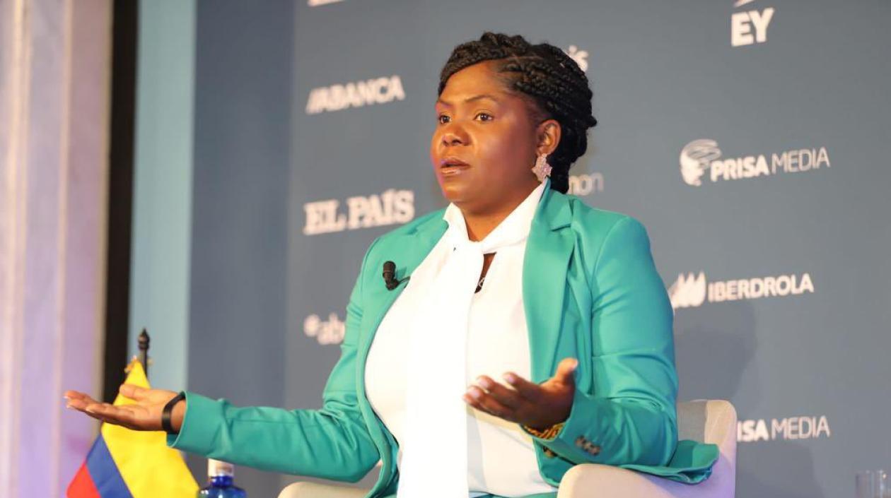 La vicepresidenta de Colombia, Francia Márquez.