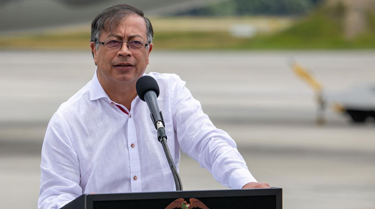 El Presidente de la República, Gustavo Petro.