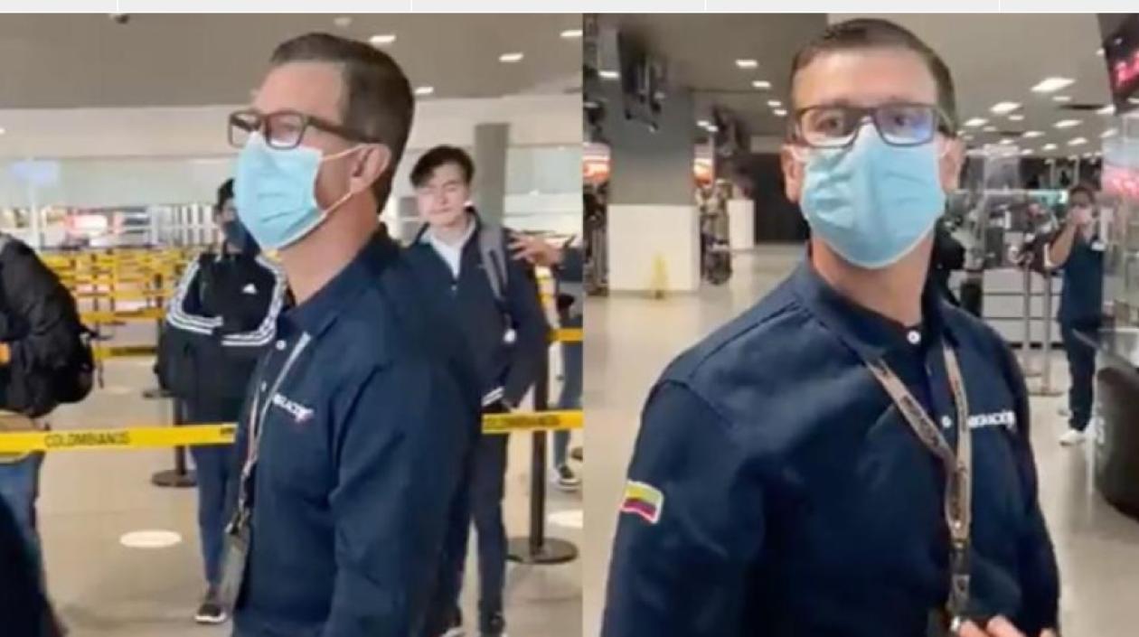 Jaime Alonso Sánchez, funcionario de Migración Colombia que fue suspendido.