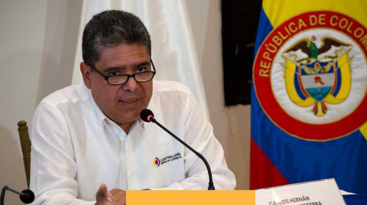El Contralor General de la República, Carlos Hernán Rodríguez Becerra.