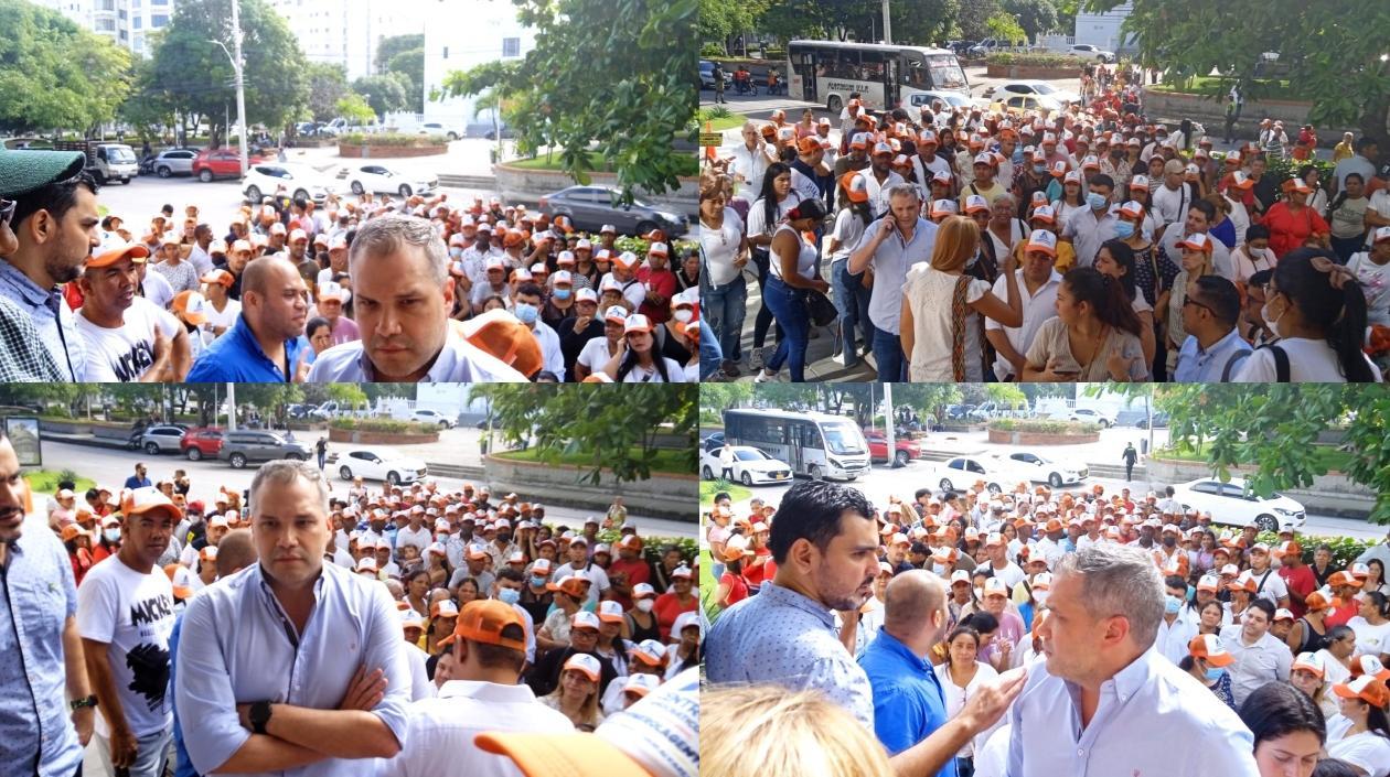 Imágenes de lo sucedido.