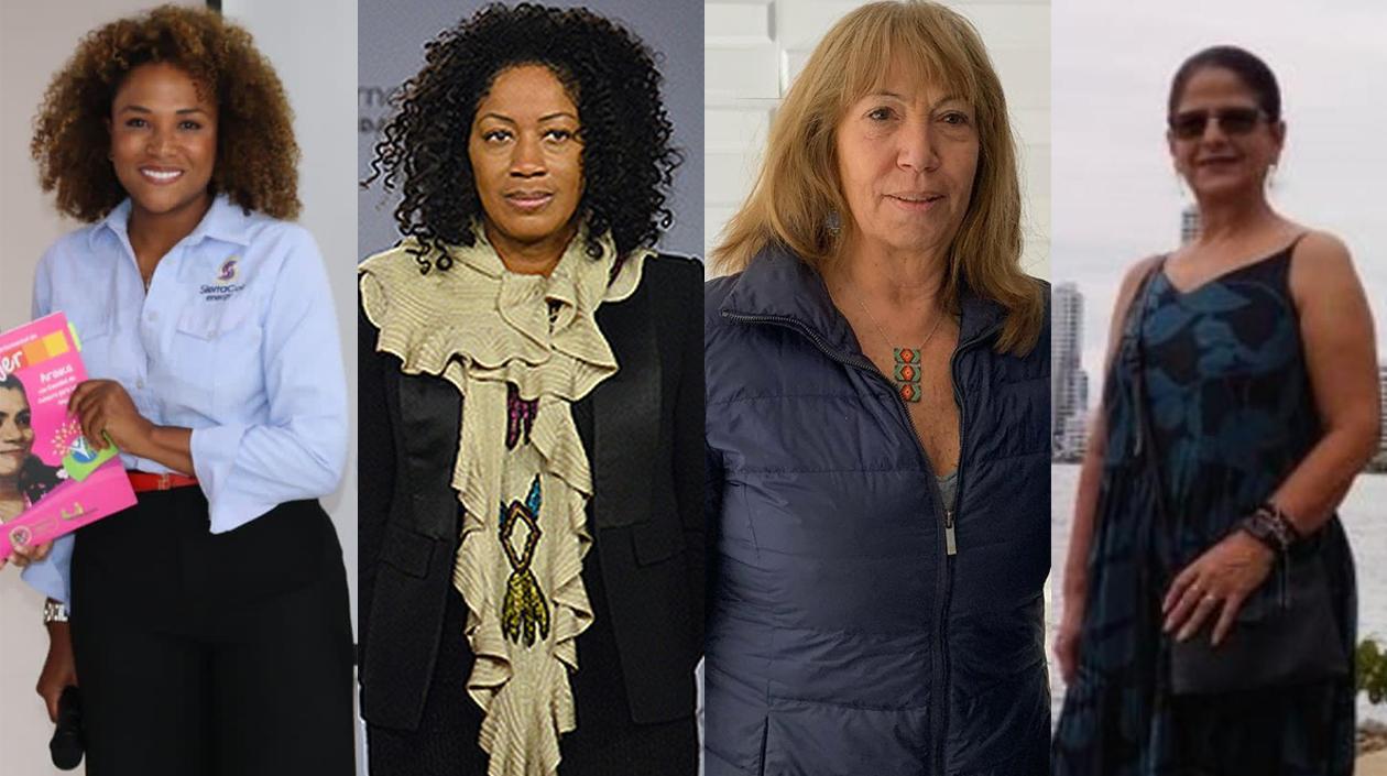 Mabel Lara, Nigeria Rentería, María Jimena Duzán y Adelaida Jiménez