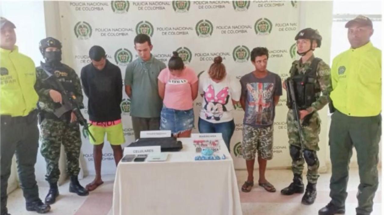 Capturados por la Policía.