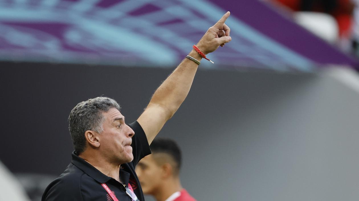 Luis Fernando Suárez, técnico colombiano de Costa Rica. 