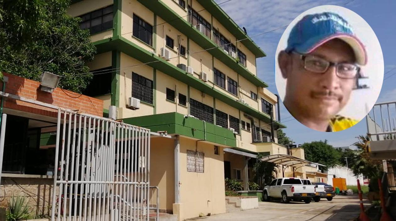 El cuerpo de Marcial Acosta fue llevado a Medicina Legal. 