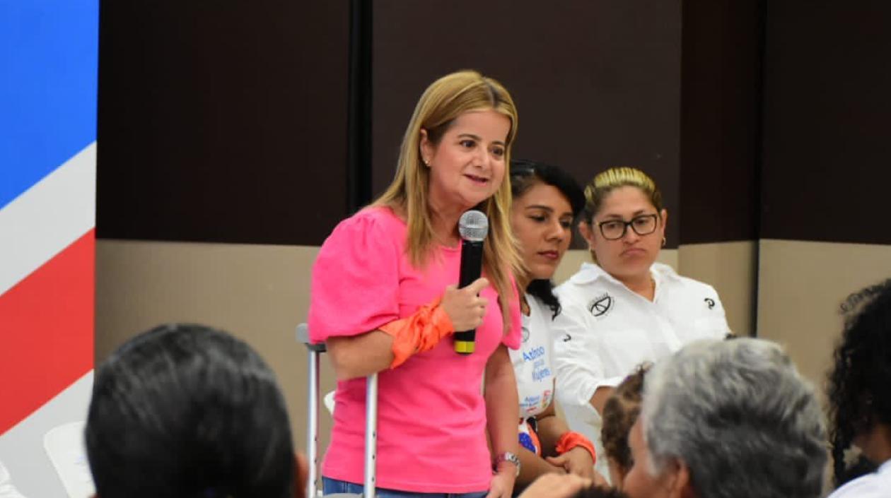 La Gobernadora del Atlántico, Elsa Noguera.