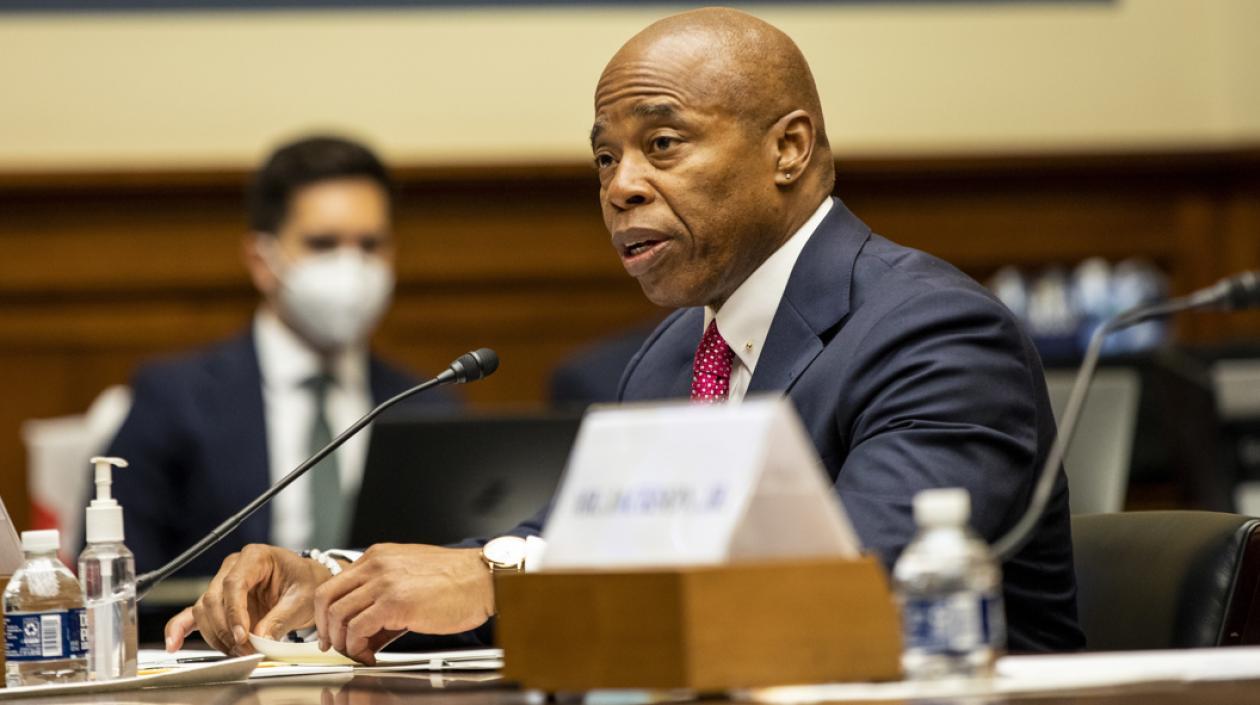 Alcalde de la ciudad de Nueva York, Eric Adams.