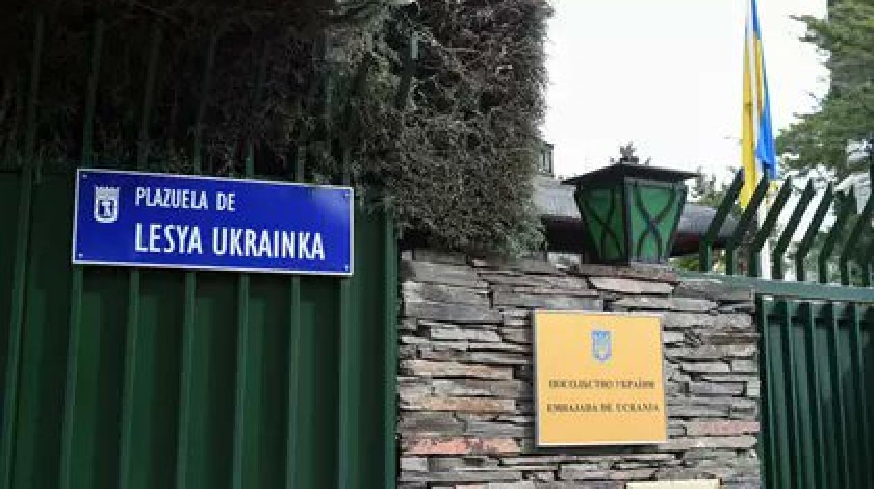 Embajada de Ucrania en Madrid.