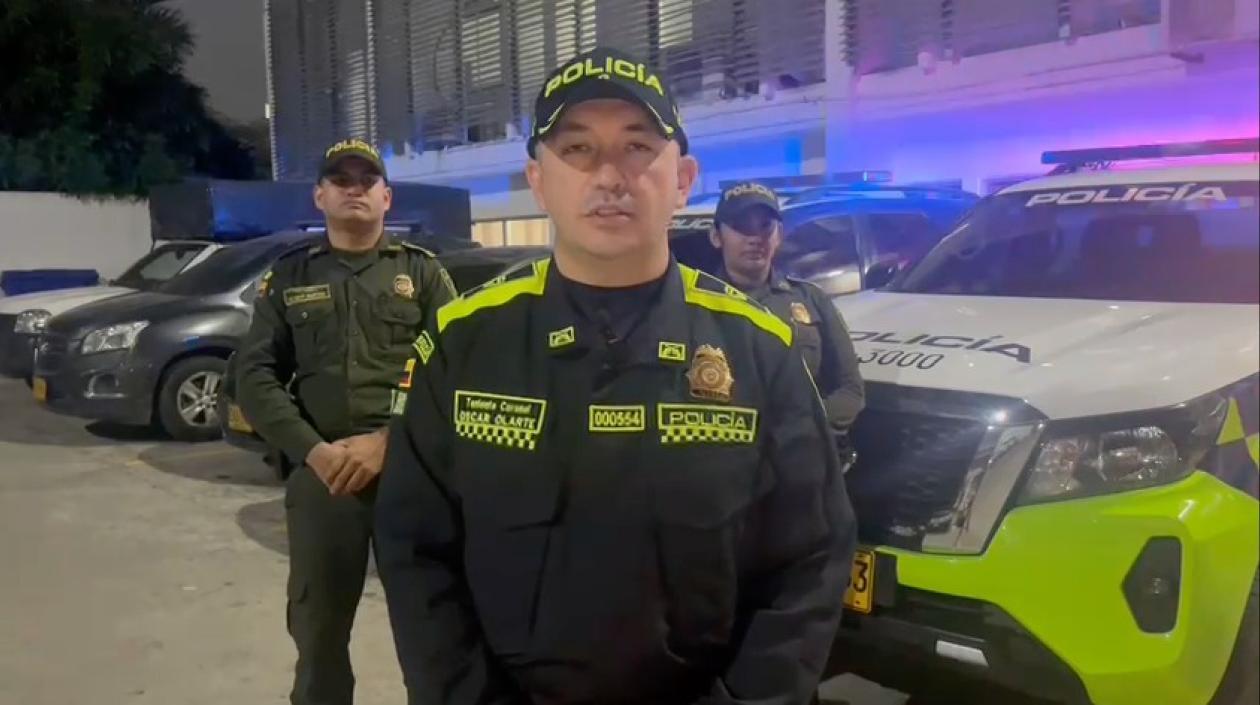 Teniente Coronel Oscar Olarte. 