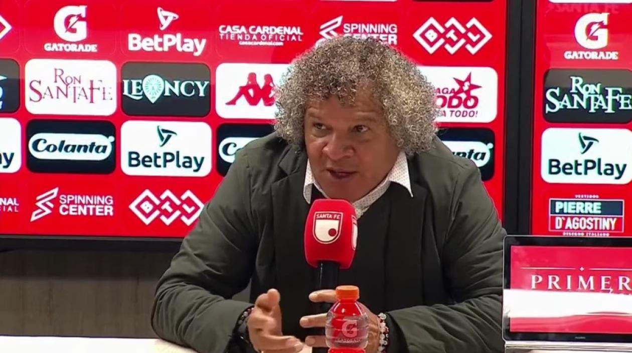 Alberto Gamero, técnico de Millonarios. 