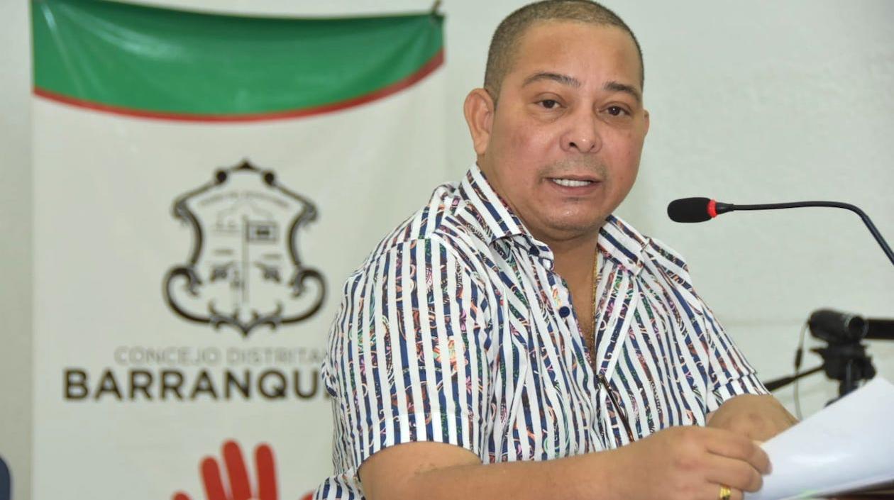 Juan Carlos Ospino, presidente del Concejo.