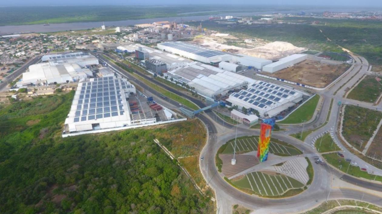 Planta de Tecnoglass en Barranquilla.