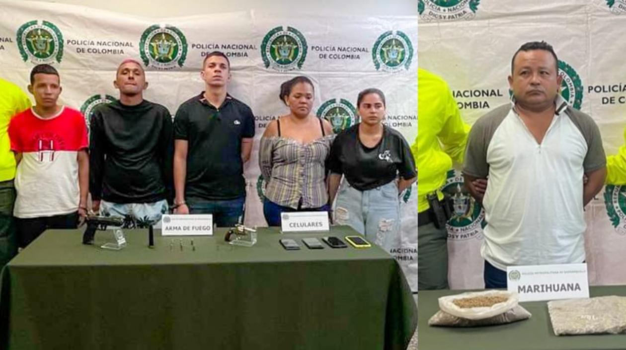 Capturados por la Policía.