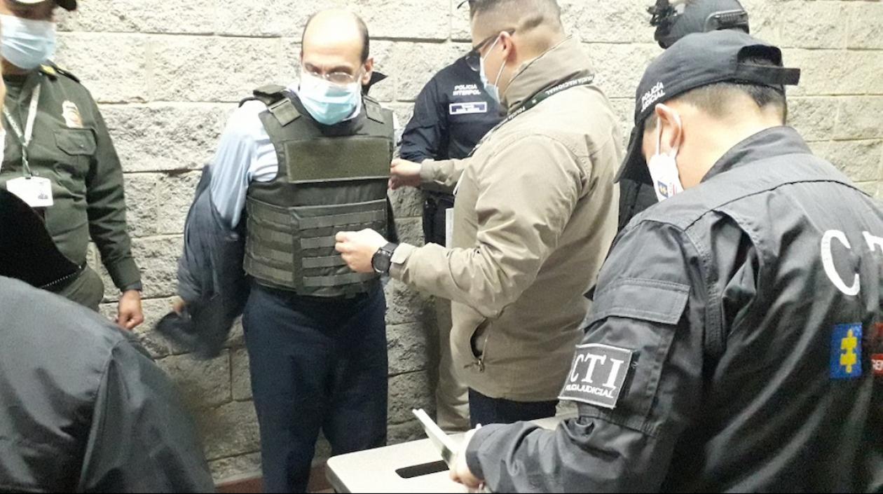 'Jorge 40' el día de su deportación a Colombia.