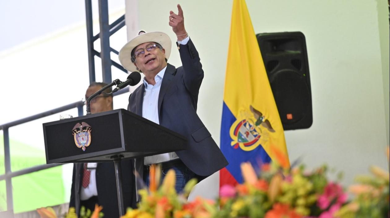 El Presidente de la República, Gustavo Petro.