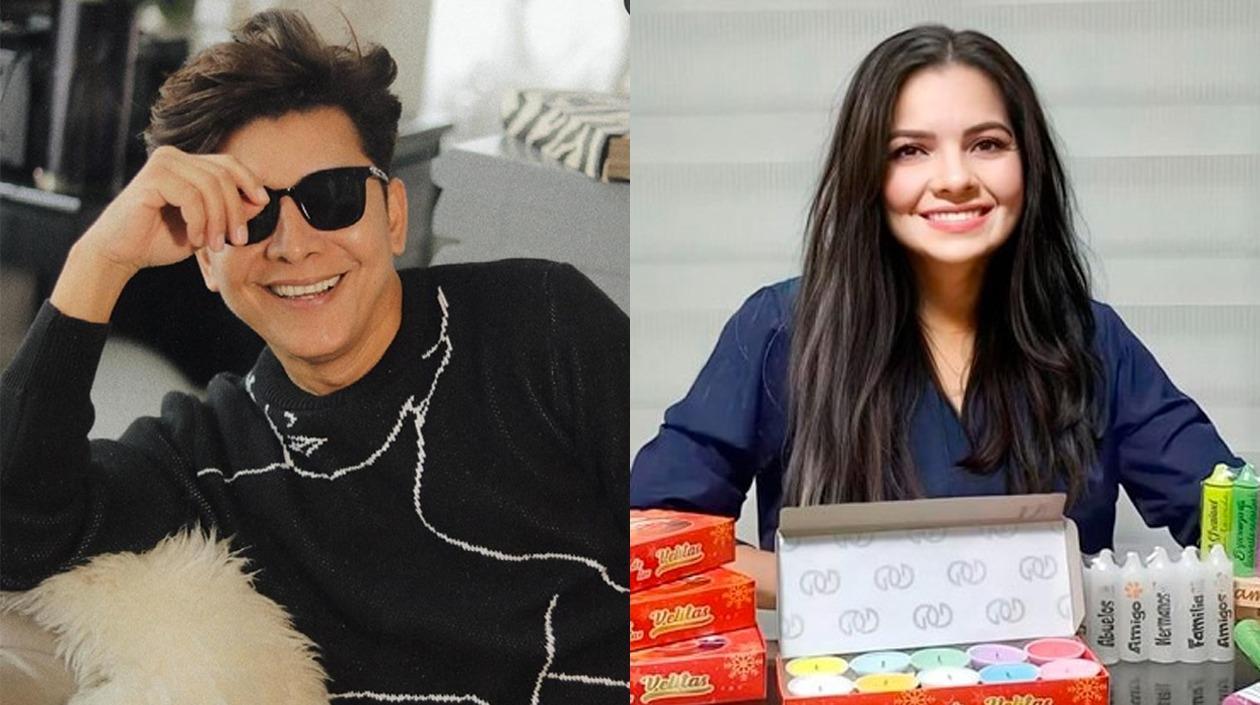 El asesor de imagen Franklin Ramos y la emprendedora barranquillera Orieta Morales.