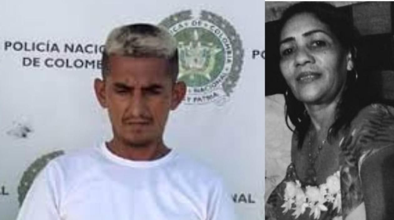 Jorge Andrés Galvis Altuve y su expareja Mónica Patricia Contreras.