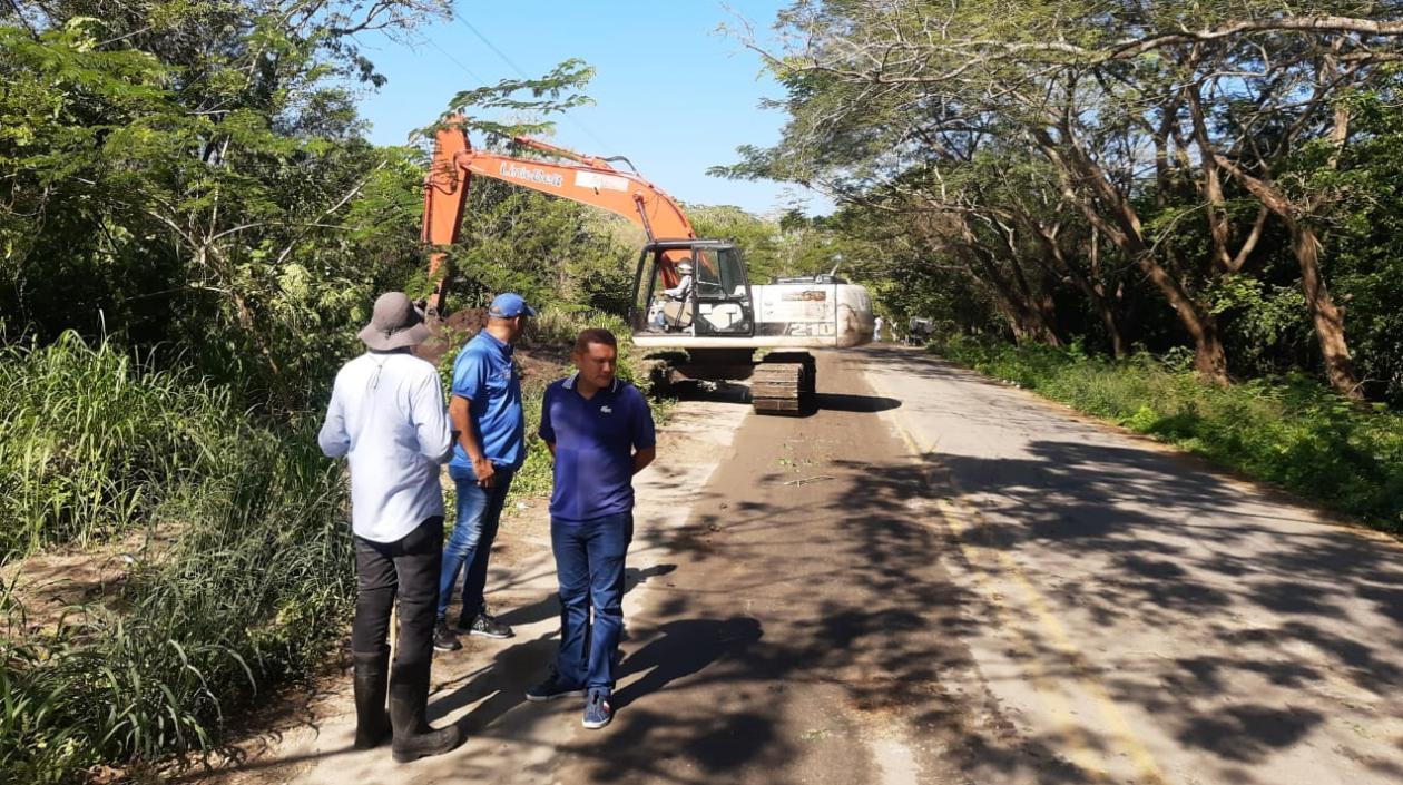 La maquinaria en los puntos críticos.
