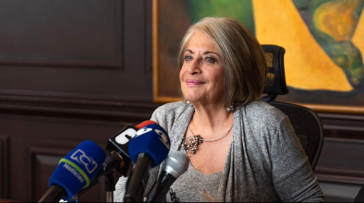 Ministra de Agricultura, Cecilia López Montaño.