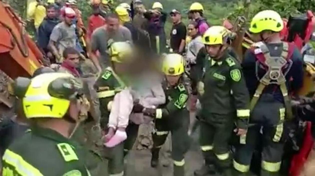 Rescate de menor.