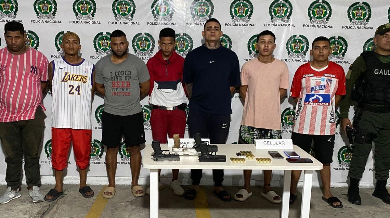 Las capturas fueron realizadas por el Gaula de la Policía. 