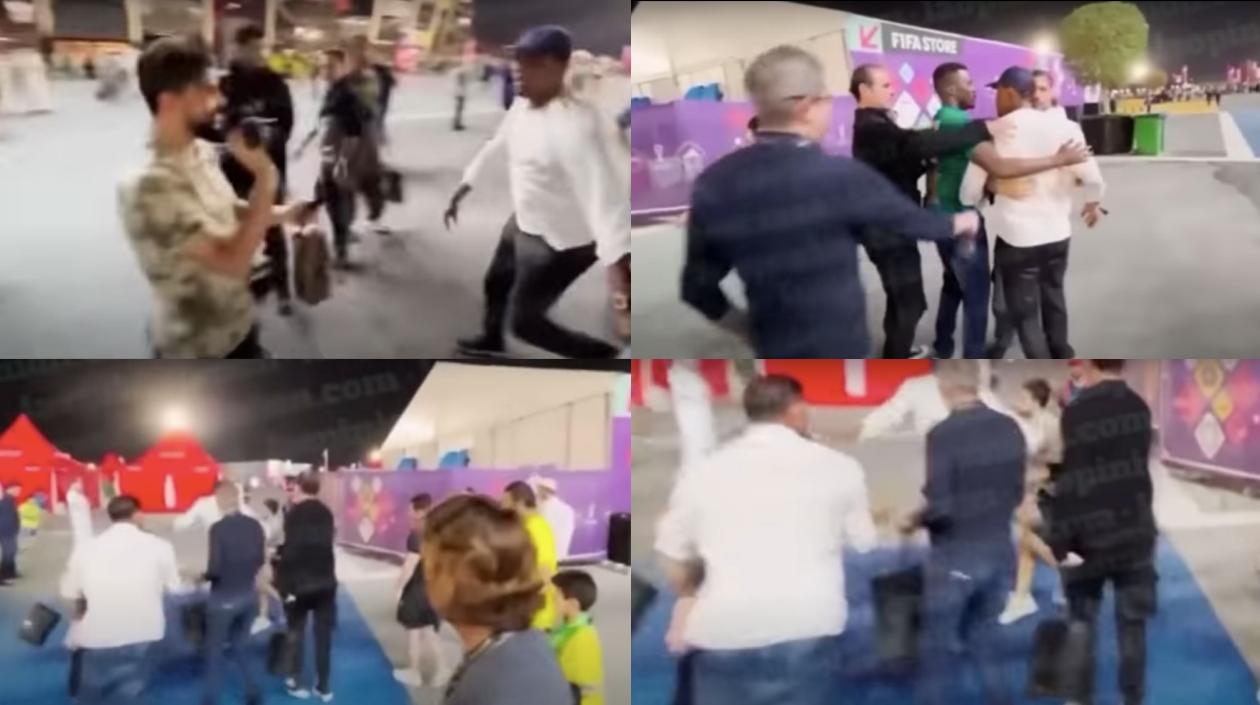 Imágenes del incidente.