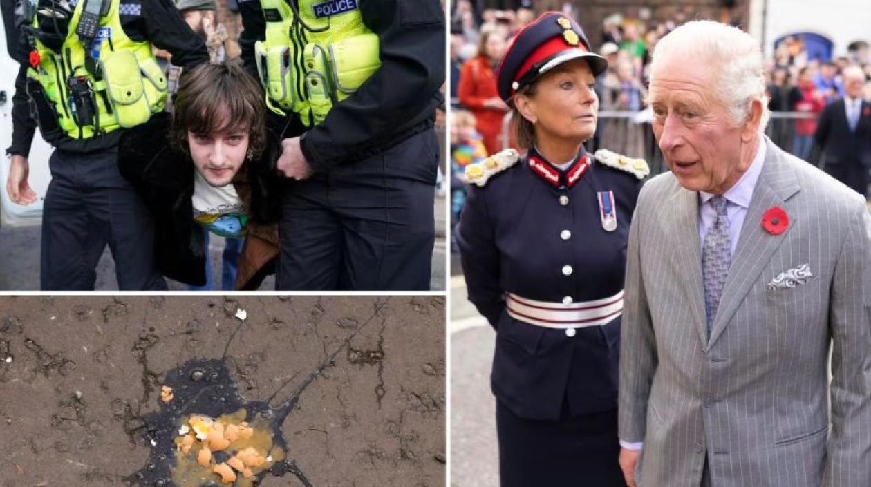 El rey Carlos III en visita al sur de Inglaterra.