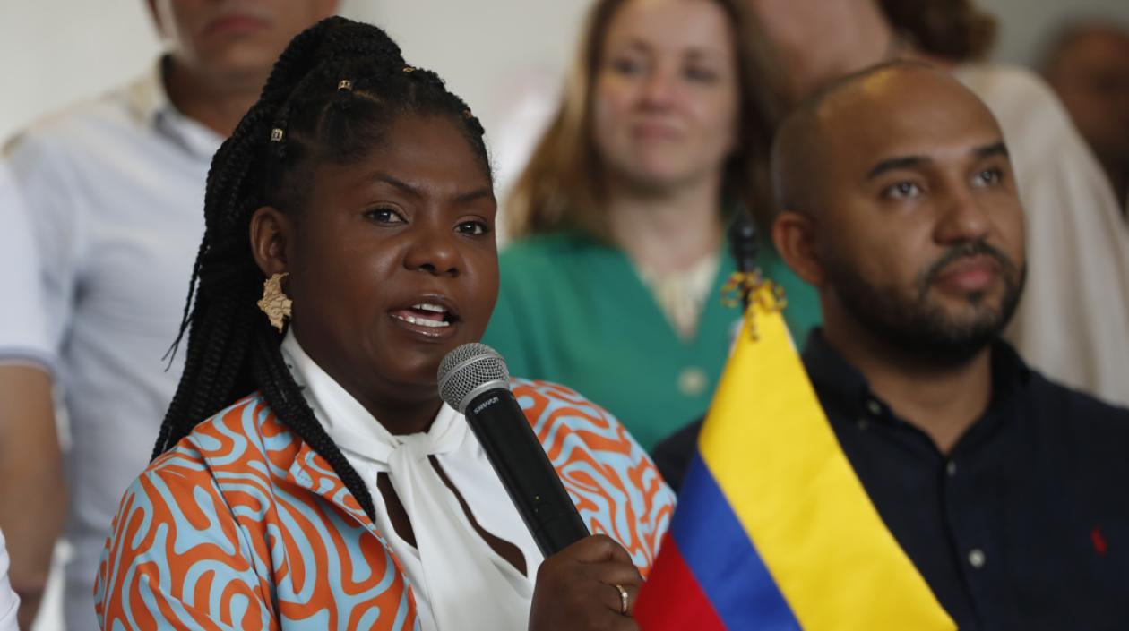 La vicepresidenta de Colombia, Francia Márquez.