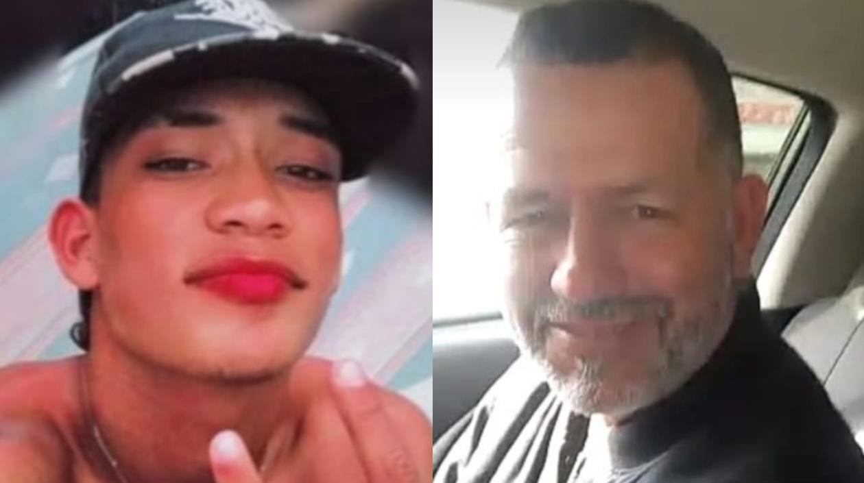 Franqui Aguirre y Miguel Martínez, las dos víctimas.