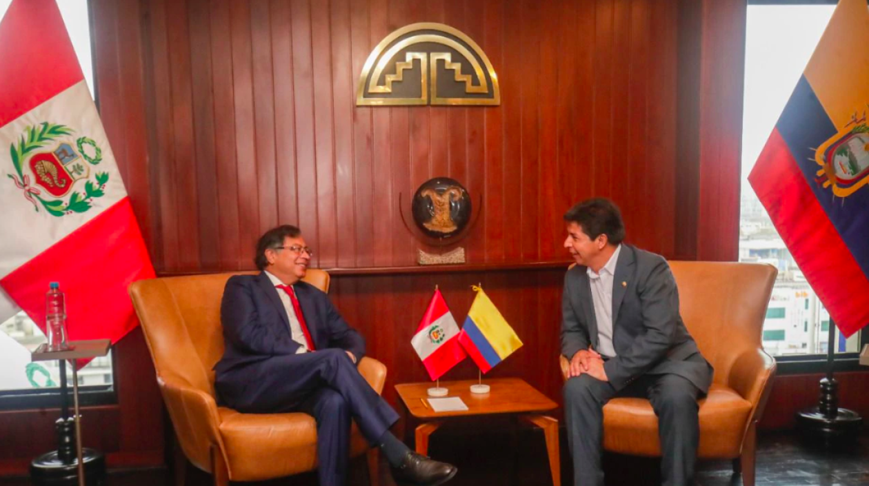 Gustavo Petro y Pedro Castillo.