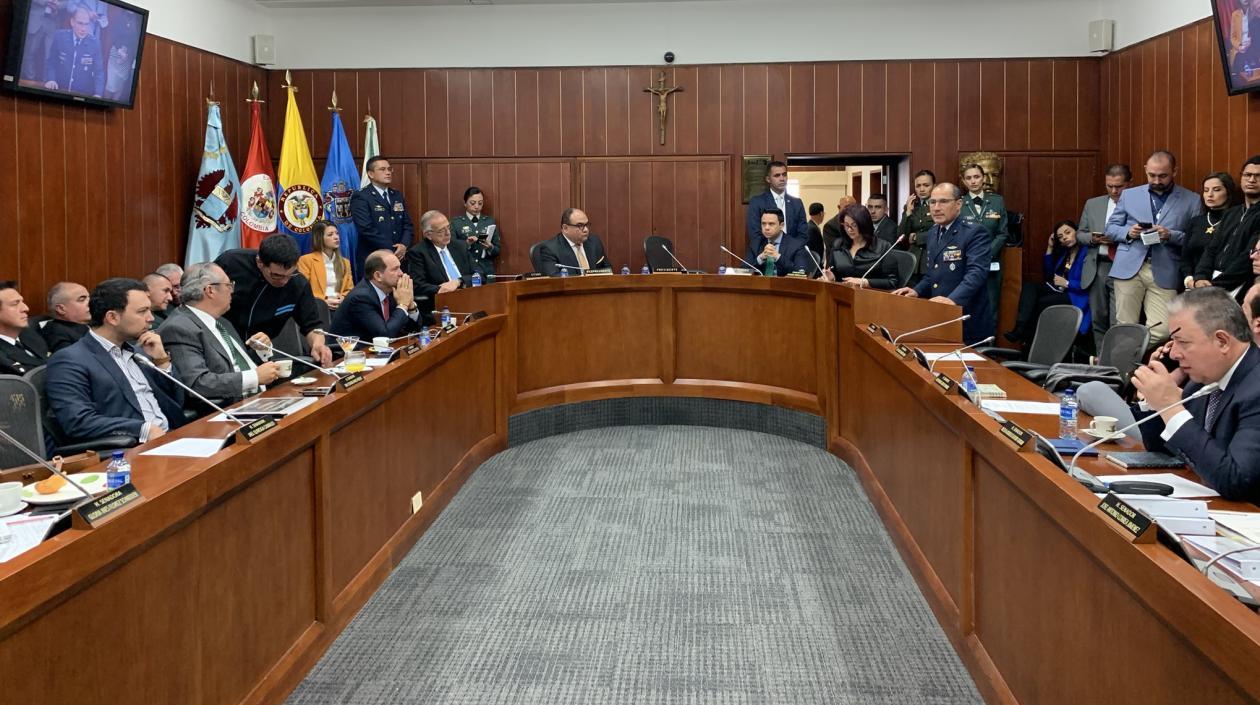 Sesión de la Comisión Segunda del Senado