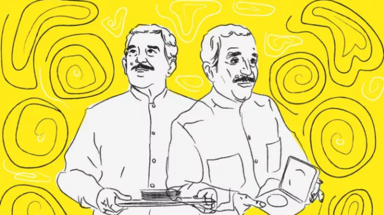 Retrato de Gabriel García Márquez.