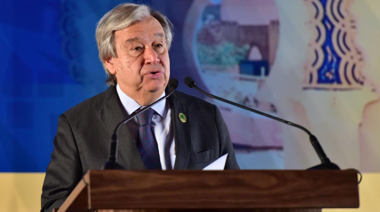 El secretario general de la ONU, António Guterres.