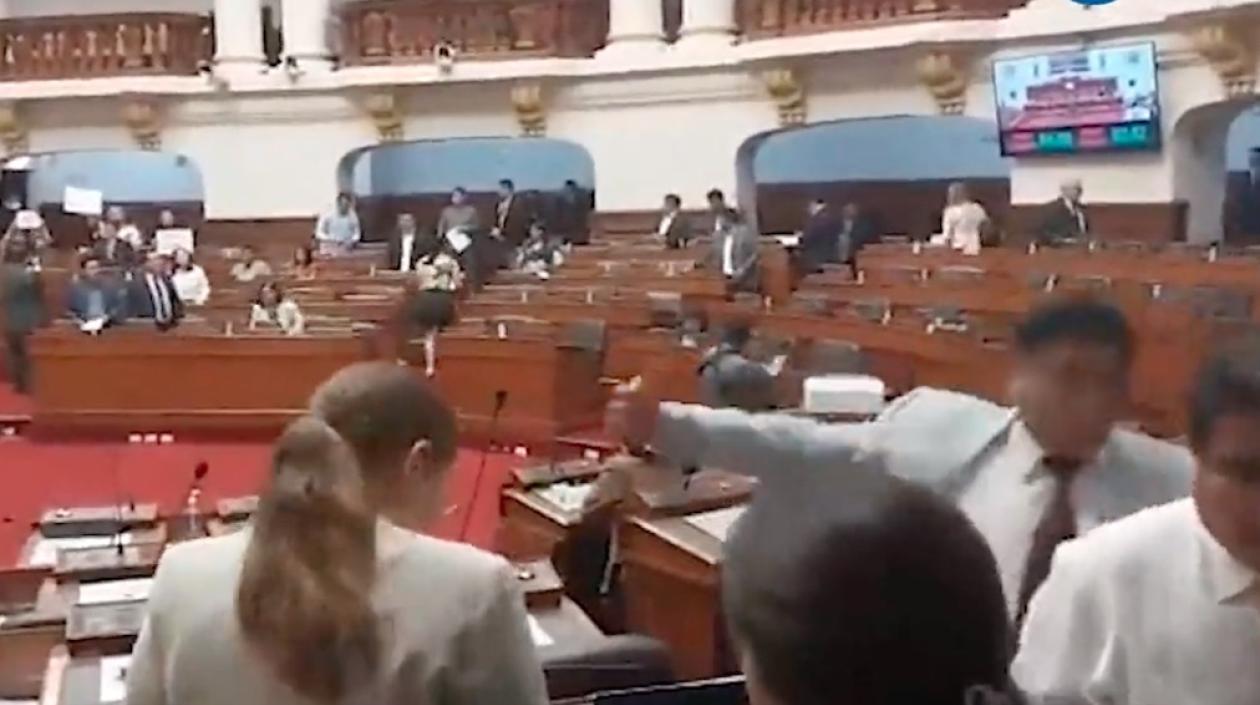 Momento de la agresión.