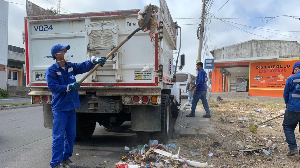 Miembros de la brigada.