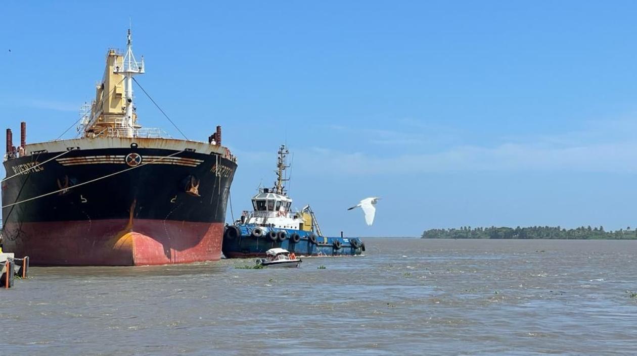 Canal de acceso al Puerto de Barranquilla.