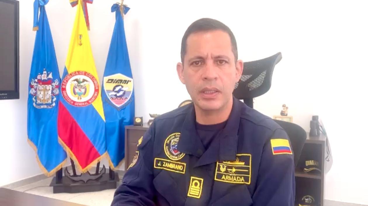 CN Jesús Andrés Zambrano Pinzón Capitán de Puerto de Barranquilla.