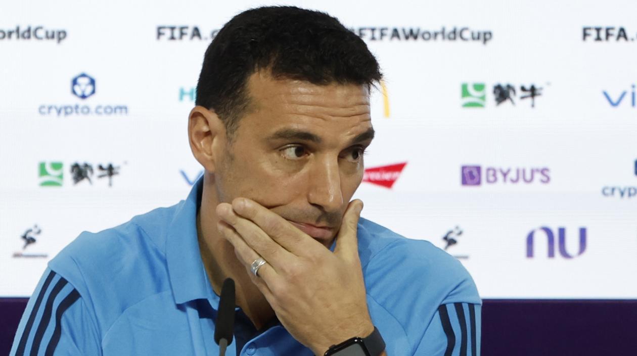Lionel Scaloni, técnico de Argentina.