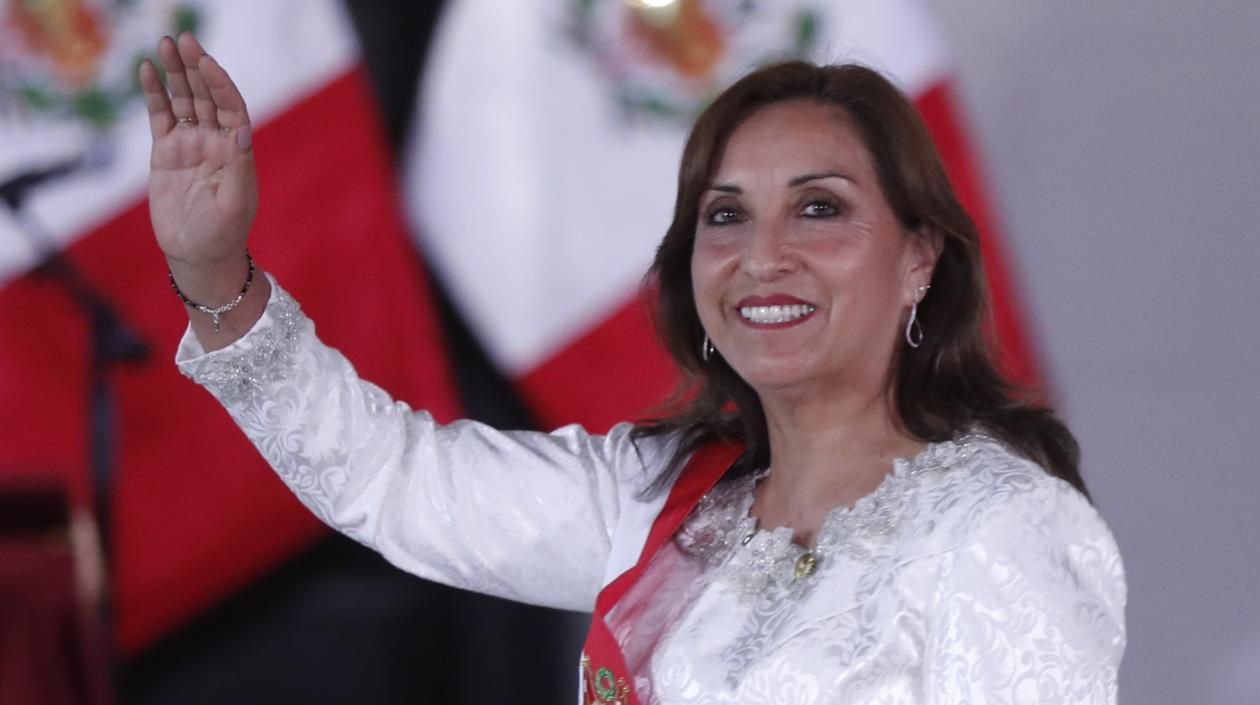 La presidenta de Perú, Dina Boluarte.
