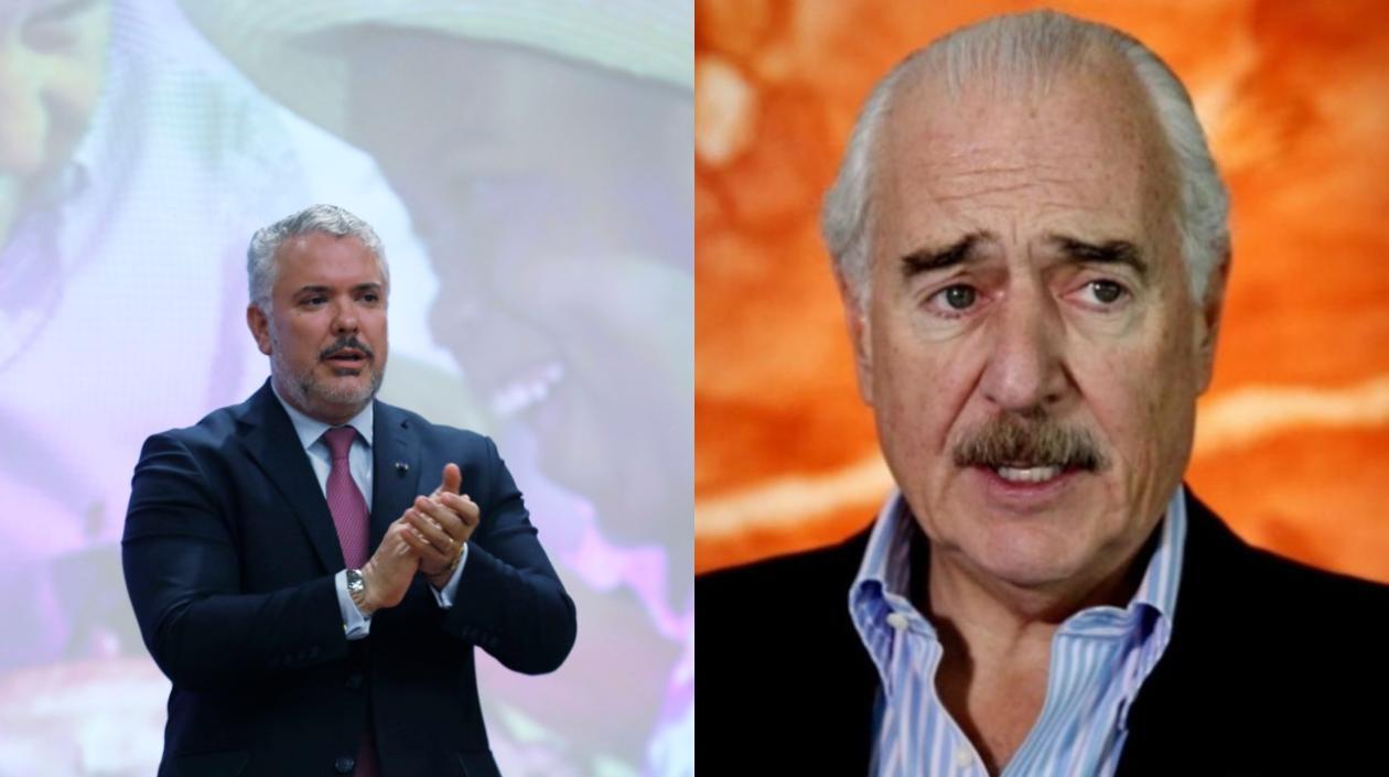 Iván Duque y Andrés Pastrana.