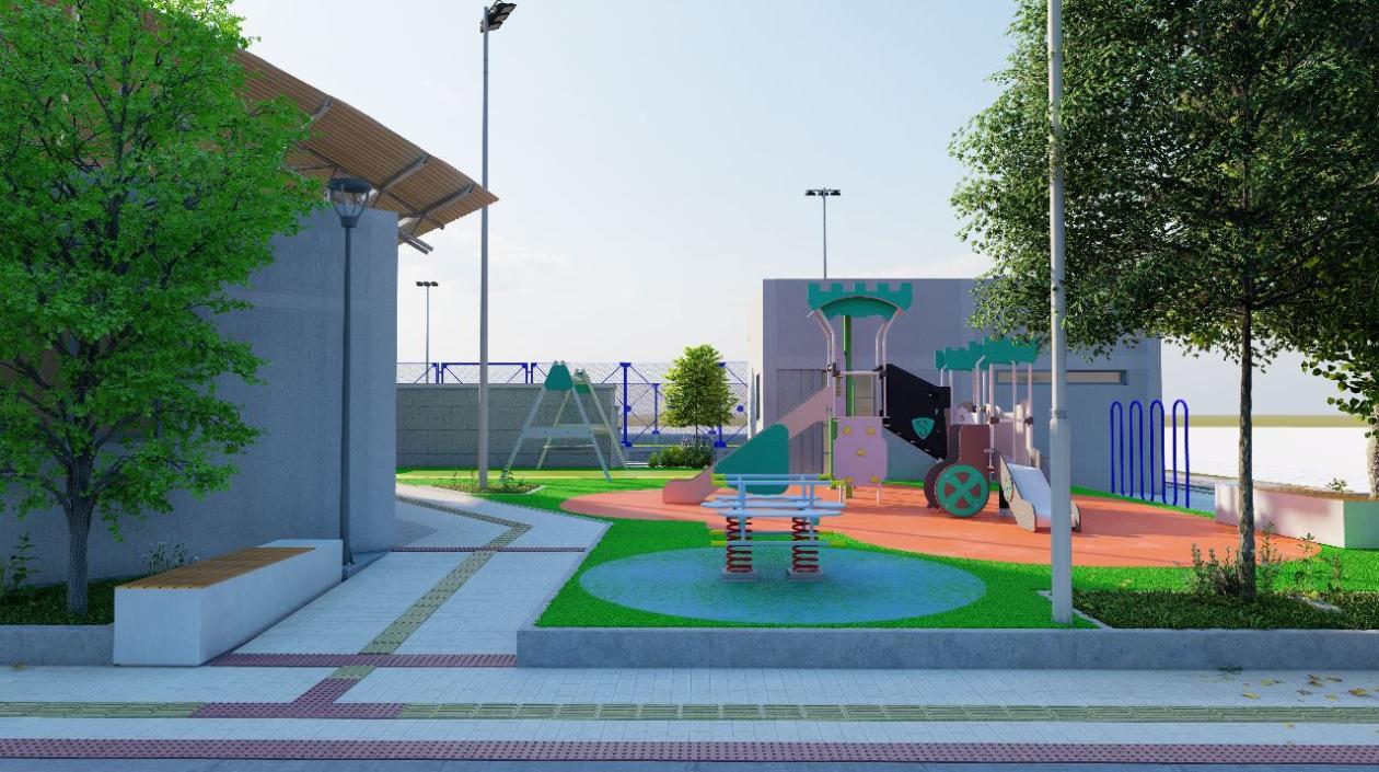 Diseño de 'Sacúdete el Parque' que deberá estar listo a mediados del 2023.